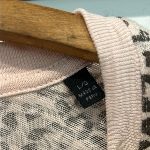 ATM Anthony Thomas Melillo Leopard Print Short Sleeve T-shirt large new - Picture 5 of 6